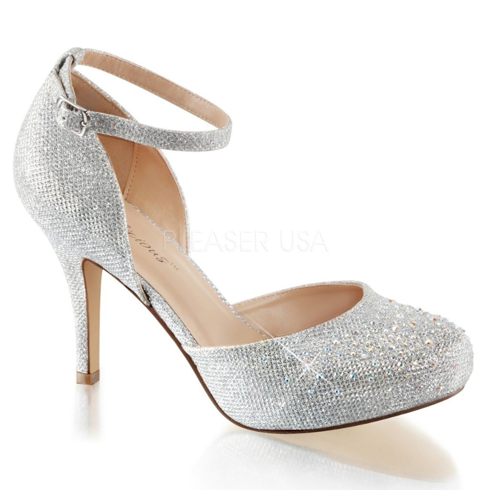 COVET 03, SILVER GLITTER RHINESTONE